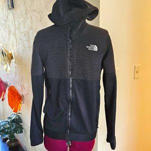 Black/Gray Northface Zip-Up Hoodie